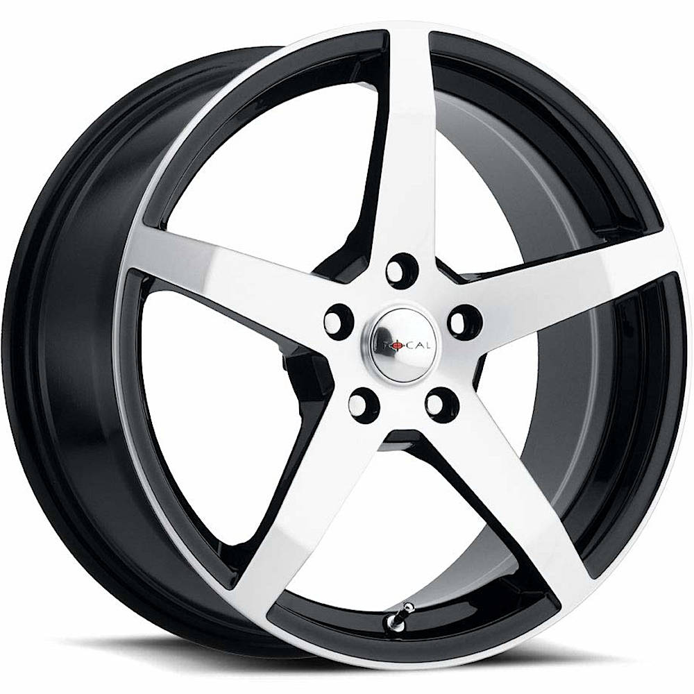 Focal F-55 Black Machined Wheel