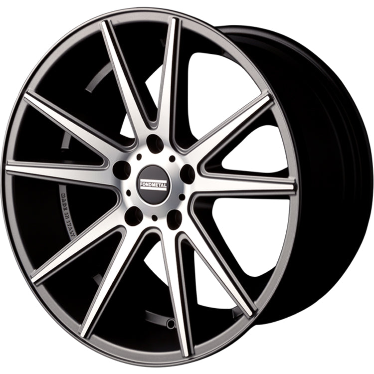Fondmetal STC-10 Gray Machined Wheel