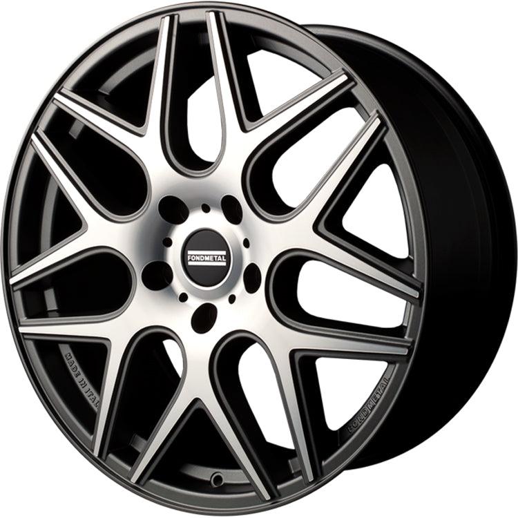 Fondmetal STC-MS Gray Machined Wheel