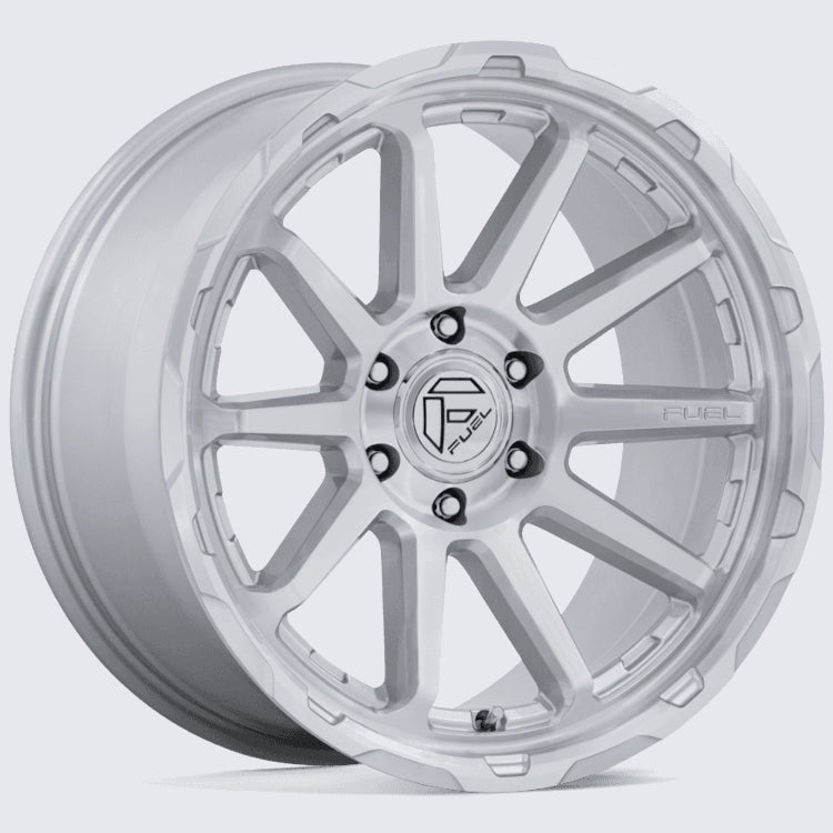 Fuel Circuit Silver Machined Wheel