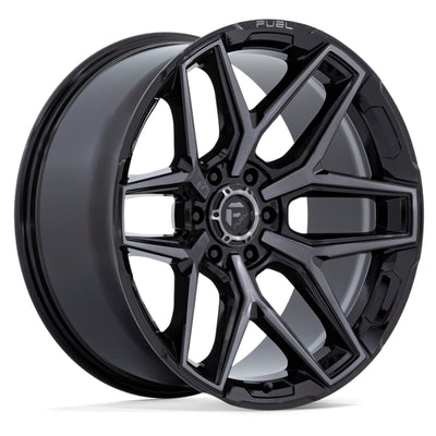 Fuel Flux Black Brushed Wheel