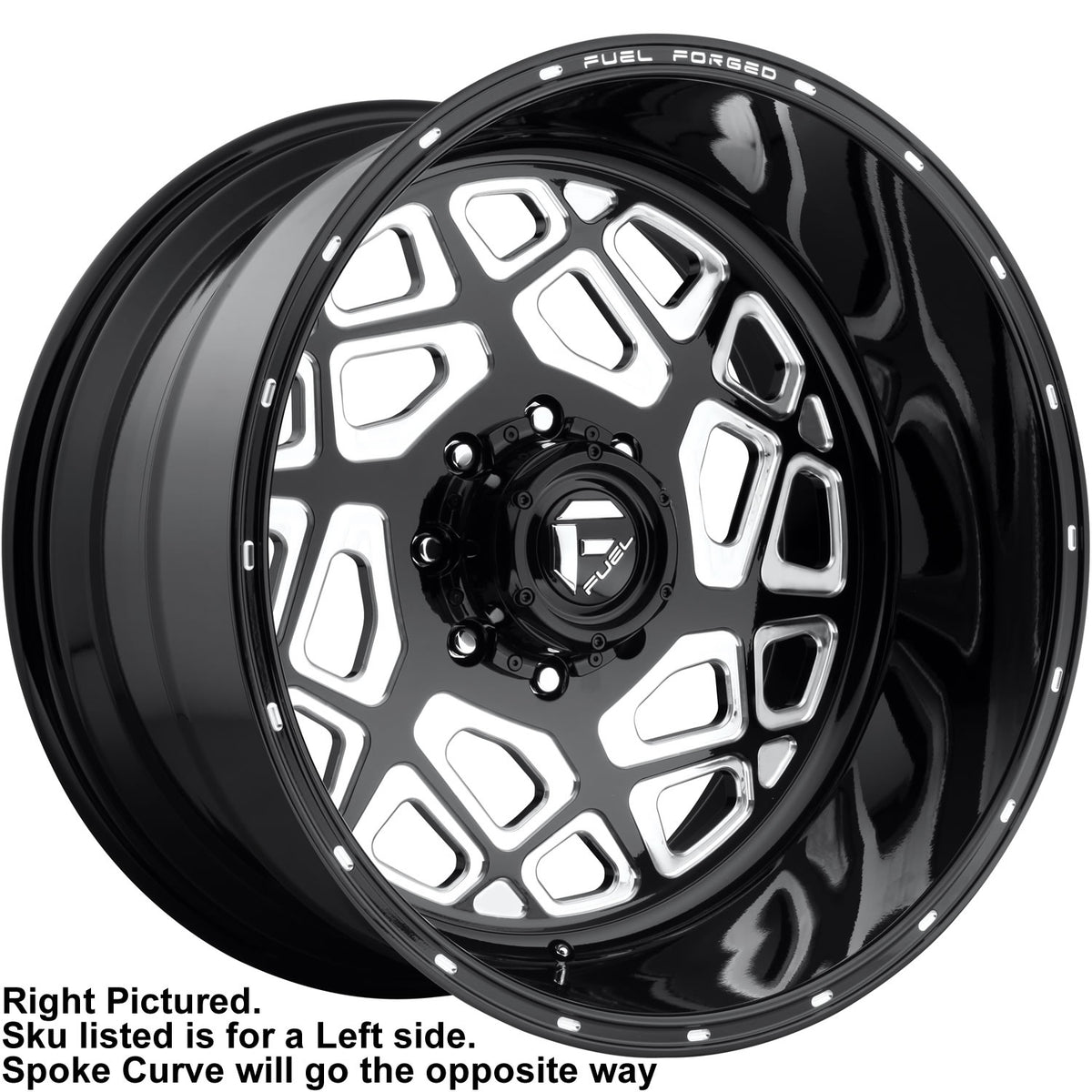 Fuel Forged FF23 Black Milled Wheel