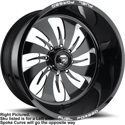 Fuel Forged FF46 Black Milled Wheel