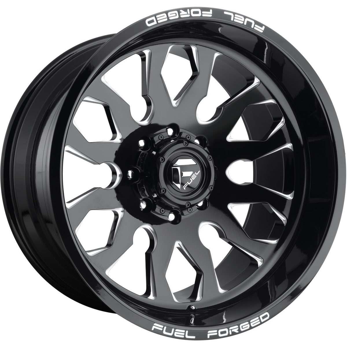 Fuel Forged FFC37 Black Milled Wheel