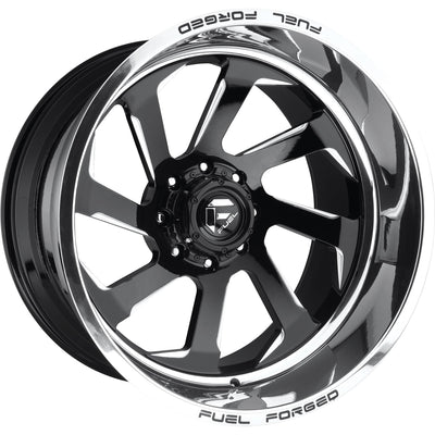 Fuel Forged FFC39 Black Milled Wheel