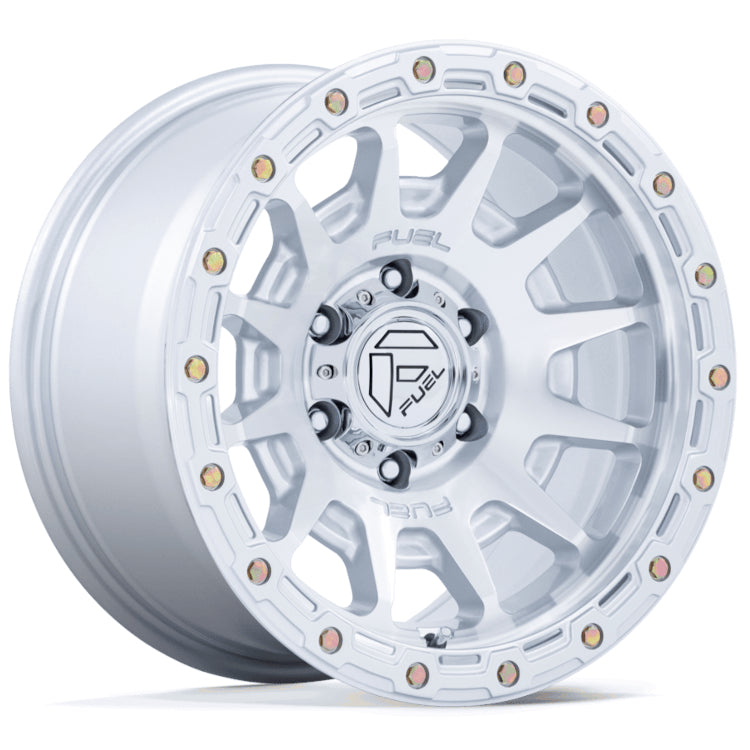 Fuel Fortress Silver Machined Wheel