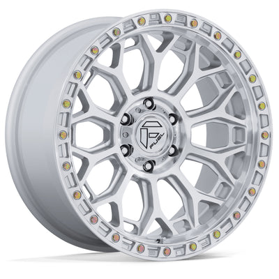 Fuel Talon Silver Machined Wheel