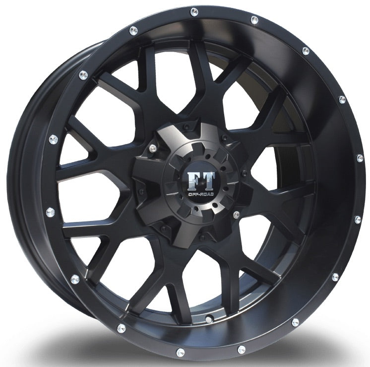 Full Throttle FT-0151 Satin Black Wheel