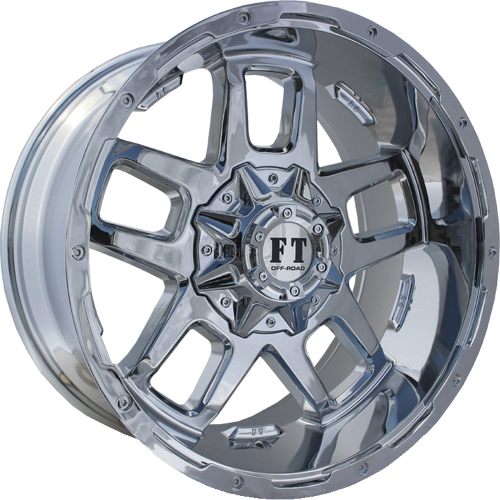 Full Throttle FT-6 Chrome Wheel