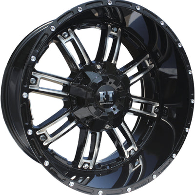 Full Throttle FT-8033 Black Milled Wheel