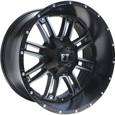 Full Throttle FT-8033 Black Machined Wheel