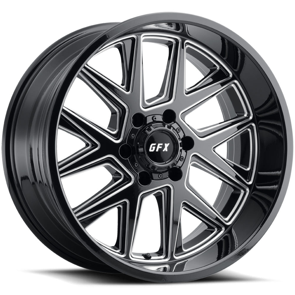 G-FX TM6 Black Milled Wheel