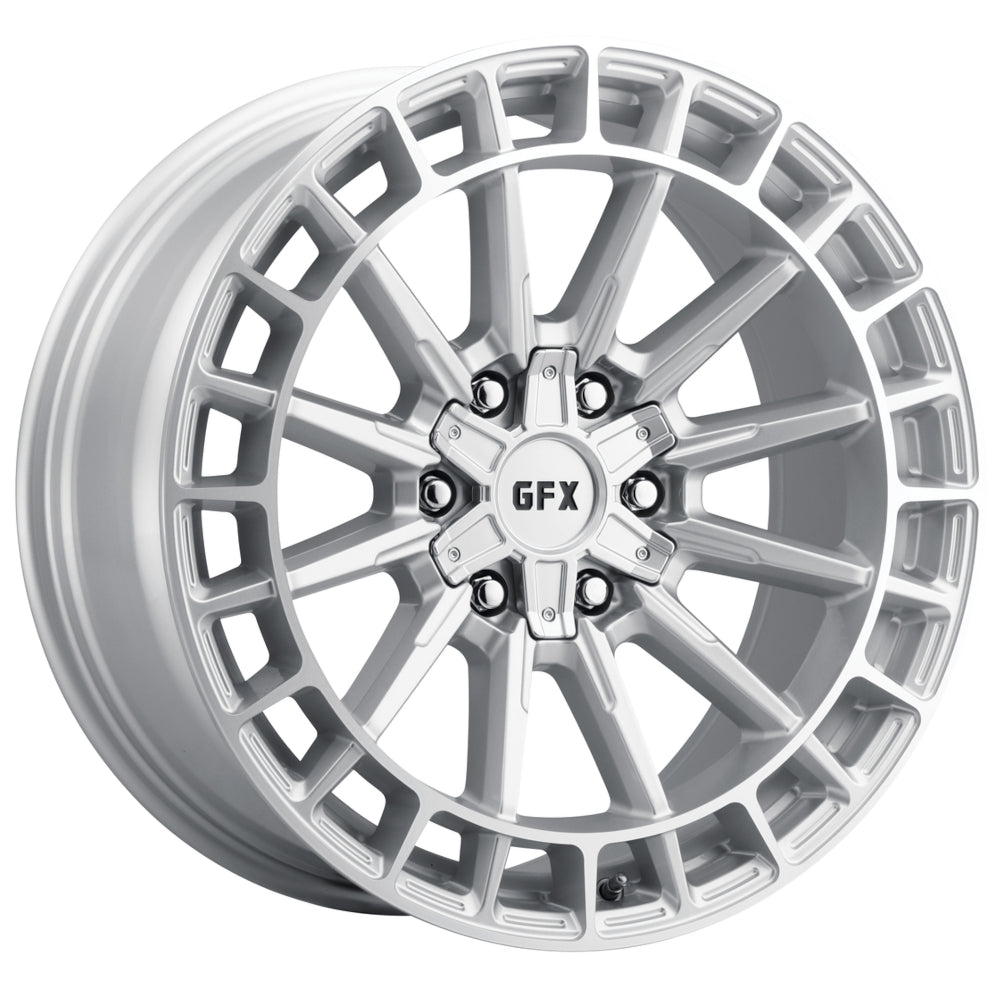 G-FX TR-37 Silver Machined Wheel