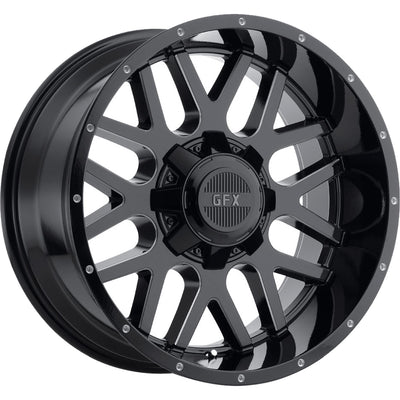 G-FX TR Mesh 4 Black Milled Wheel