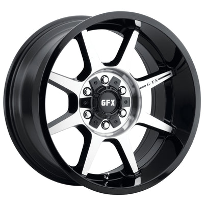 G-FX TR31 Black Machined Wheel