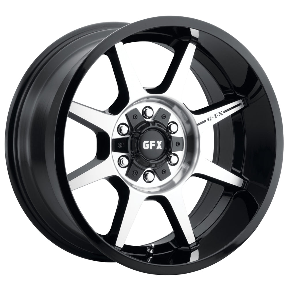 G-FX TR31 Black Machined Wheel