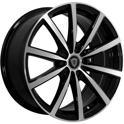 G-Line G0013 Black Machined Wheel