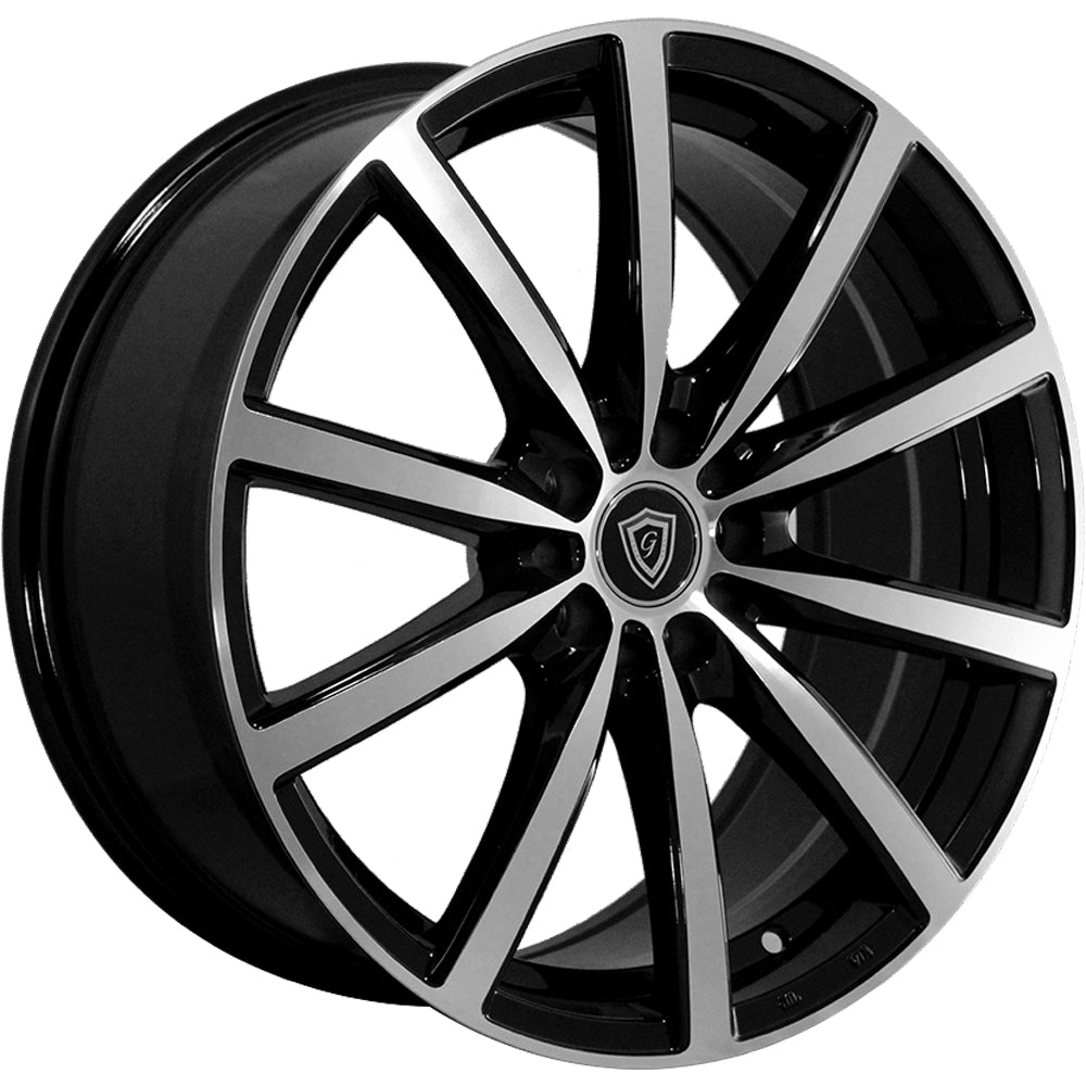 G-Line G0013 Black Machined Wheel