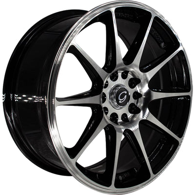G-Line G0051 Black Machined Wheel