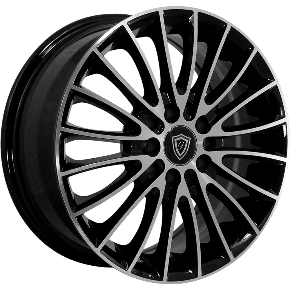 G-Line G0078 Black Machined Wheel