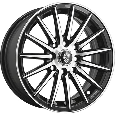 G-Line G0118 Black Machined Wheel