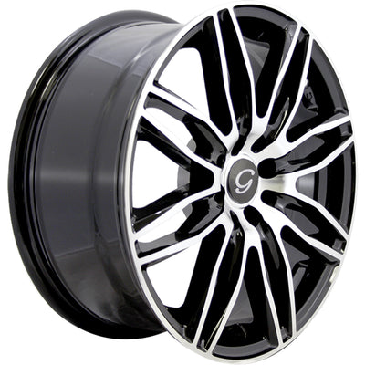 G-Line G1017 Black Machined Wheel