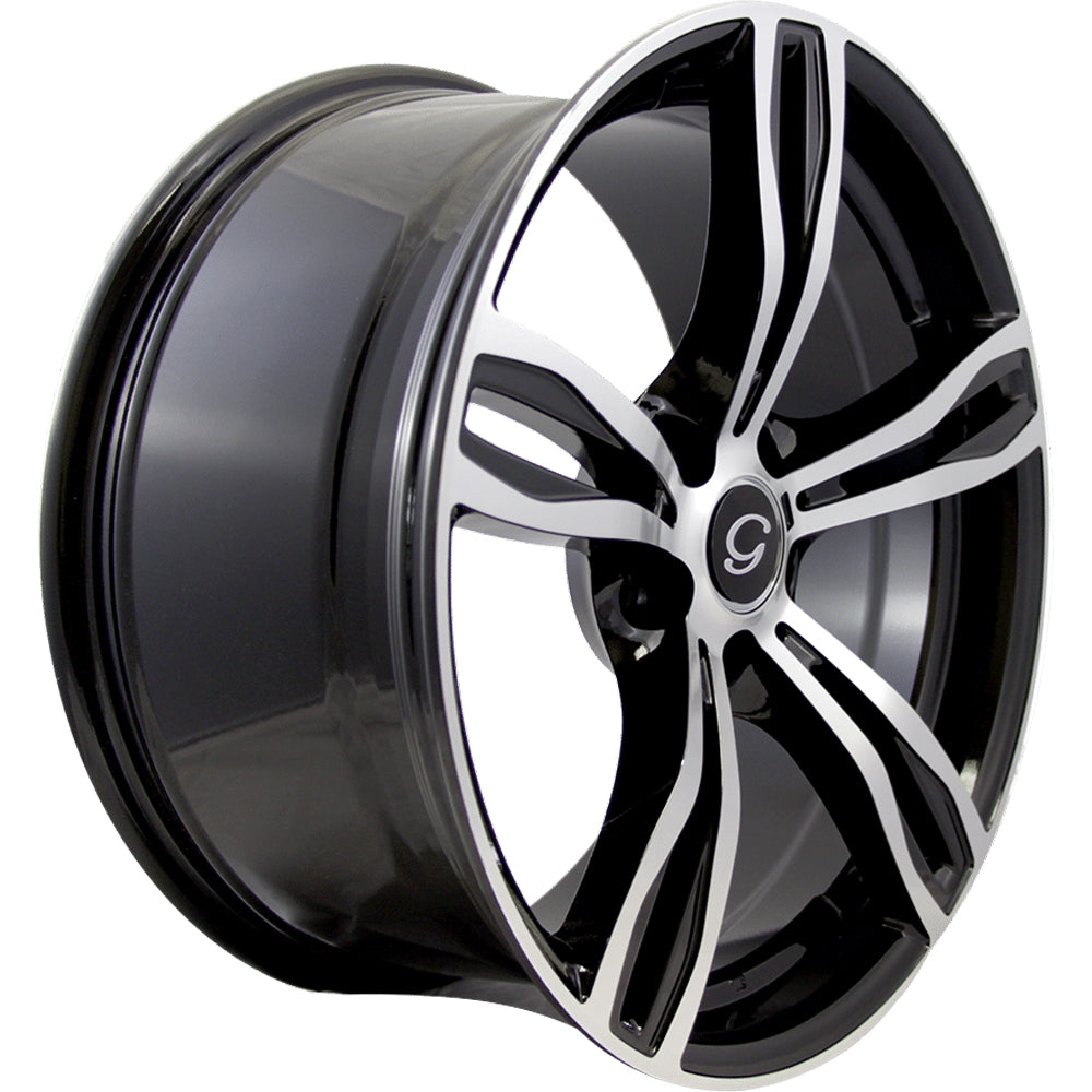 G-Line G5056 Black Machined Wheel