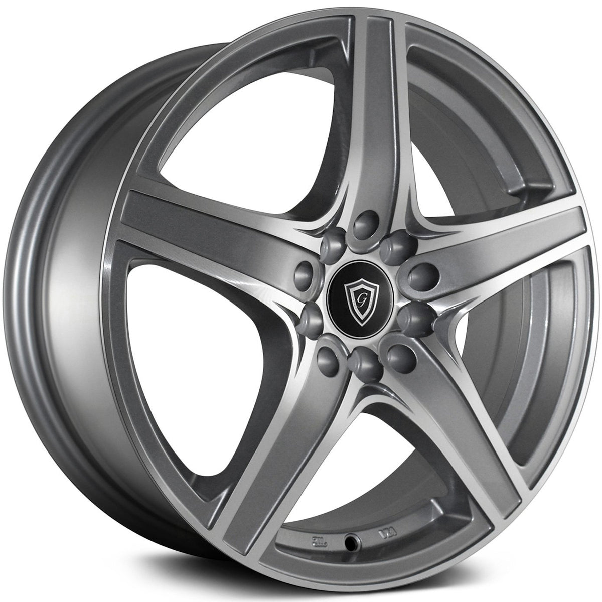G-Line G5084 Gunmetal Machined Wheel