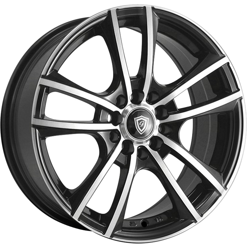 G-Line G5092 Black Machined Wheel