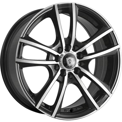 G-Line G5092 Machined Black wheel
