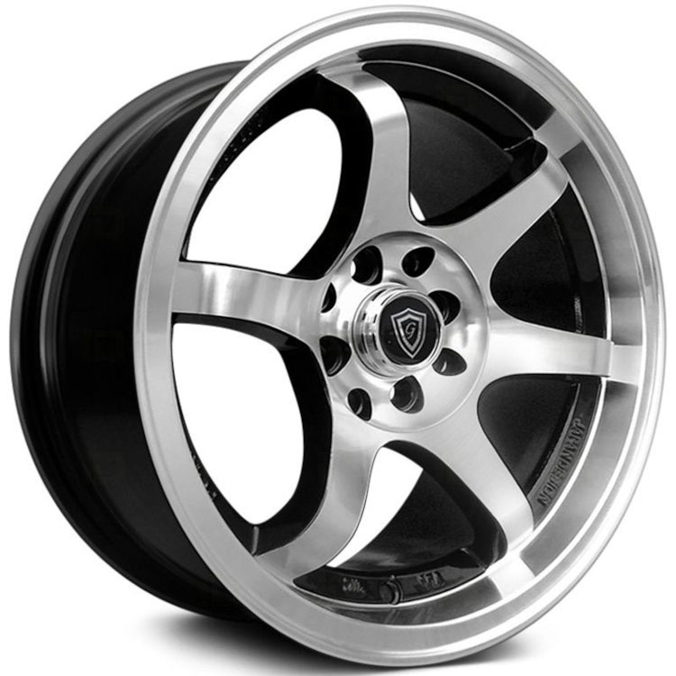 G-Line G6011 Black Machined Wheel