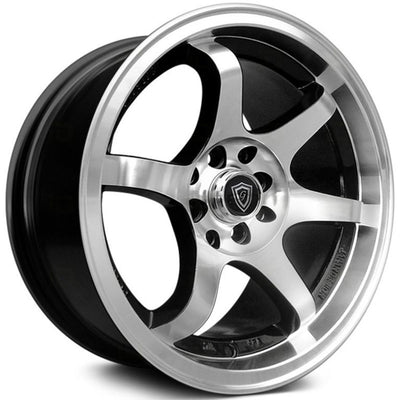 G-Line G6011 Black Machined wheel