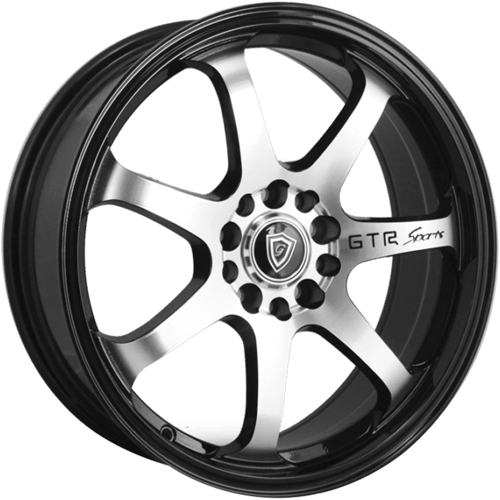 G-Line G7003 Black Machined Wheel