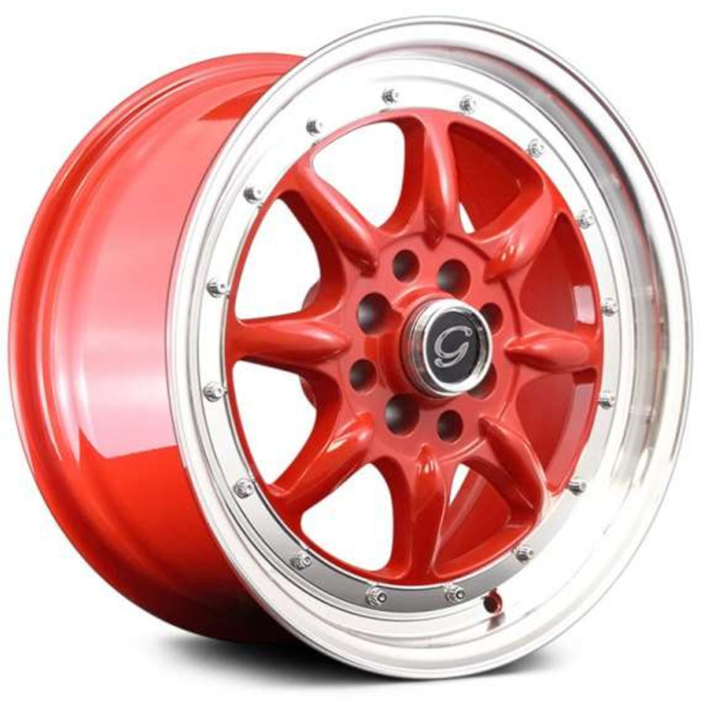 G-Line G8009 Red Polished Wheel