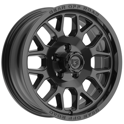 Gear Off-Road 763B Trailer Gloss Black Wheel