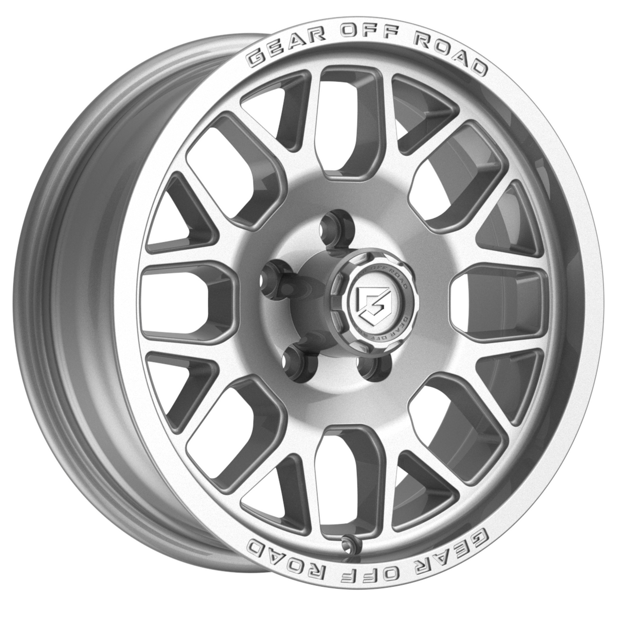 Gear Off-Road 763S Trailer Gloss Silver Wheel