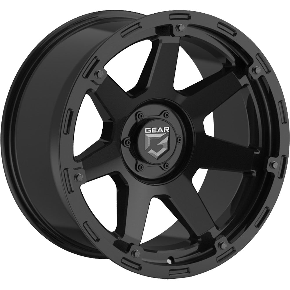 Gear Off-Road Barricade Satin Black Wheel