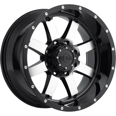 Gear Off-Road Big Block Black Machined Wheel