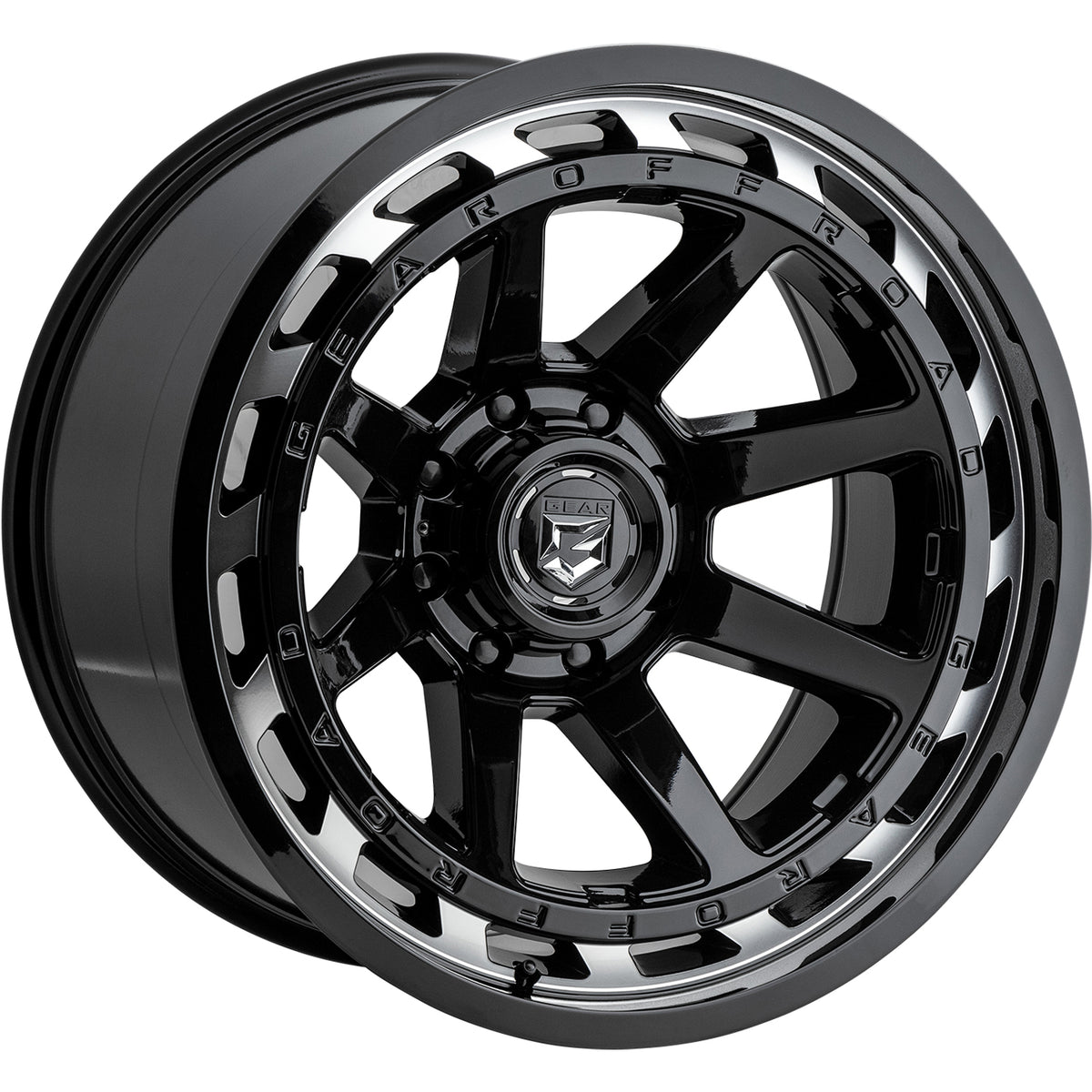 Gear Off-Road Black Hawk Black Machined Wheel