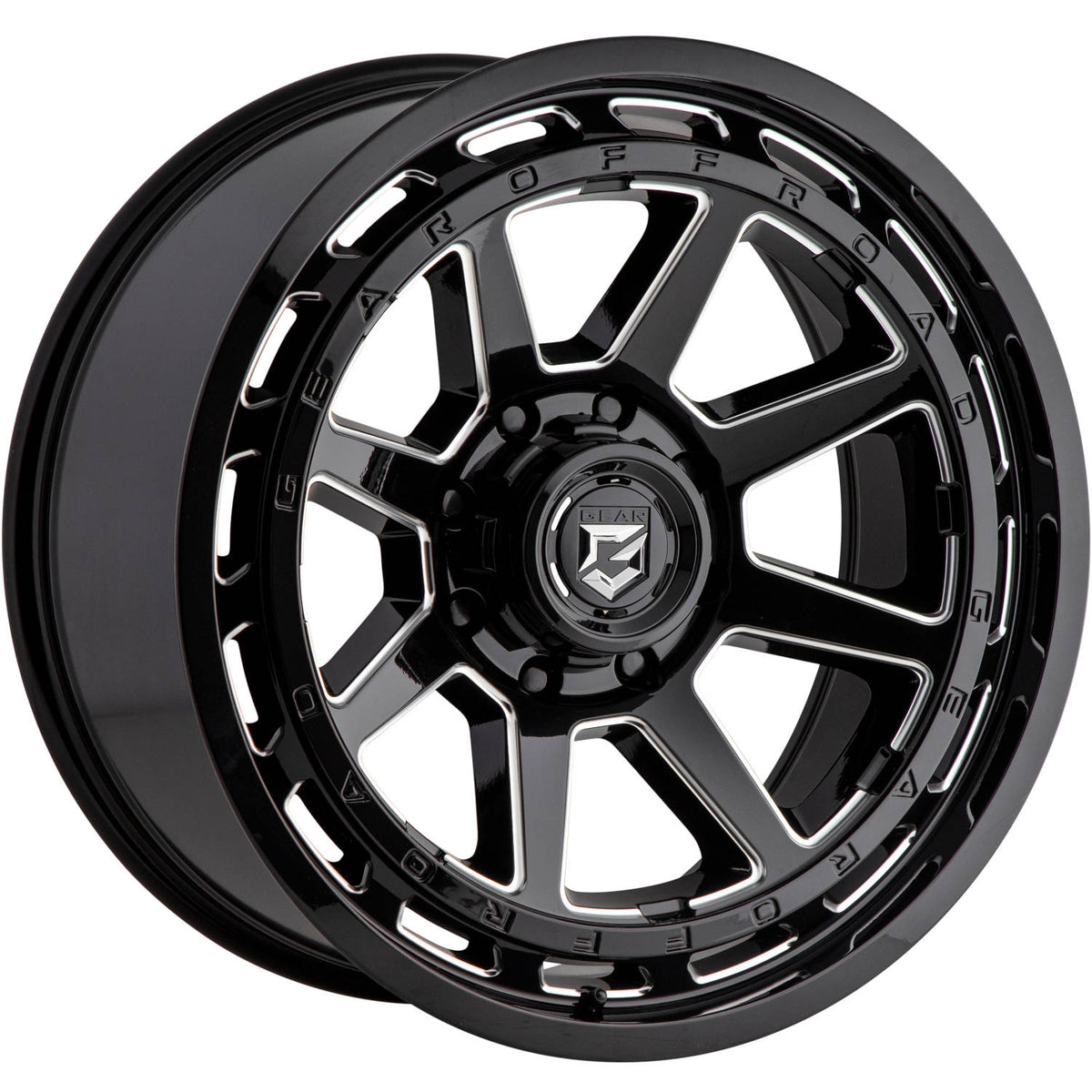 Gear Off-Road Black Hawk Black Milled Wheel