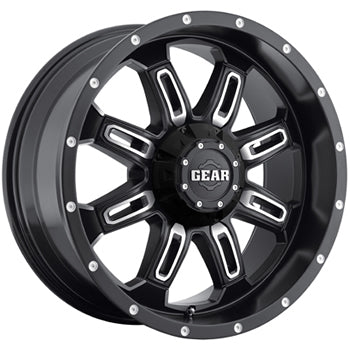 Gear Off-Road Dominator Black Machined Wheel