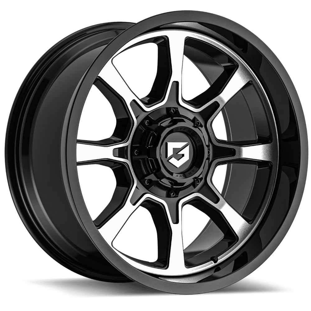 Gear Off-Road Glock Black Machined Wheel