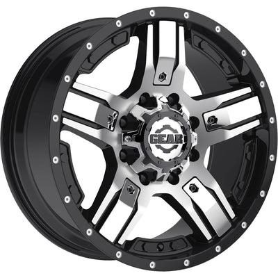 Gear Off-Road Manifold Black Machined Wheel