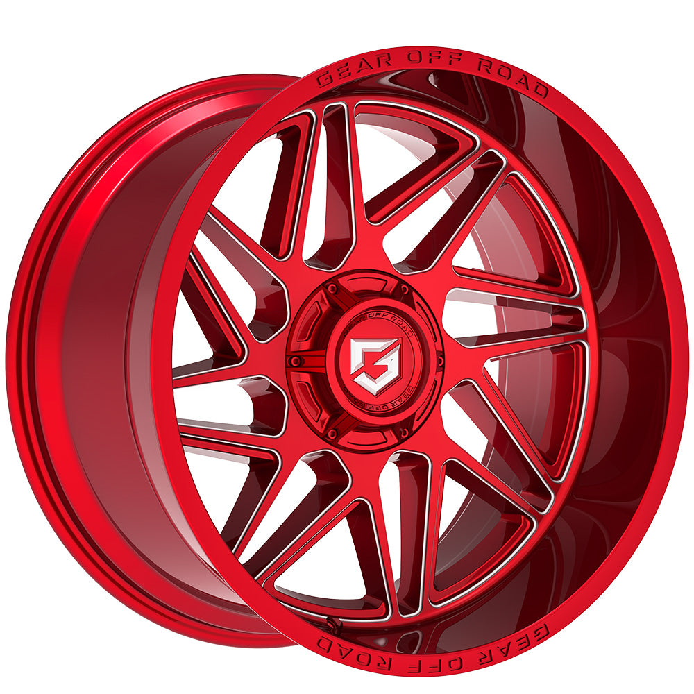 Gear Off-Road Ratio Red Milled Wheel