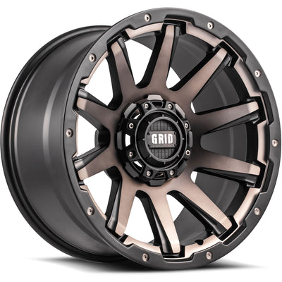Grid GD05 Black Machined Wheel