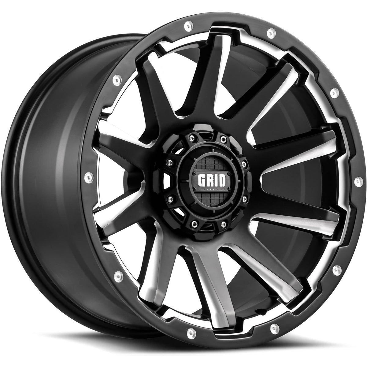 Grid GD05 Black Milled Wheel
