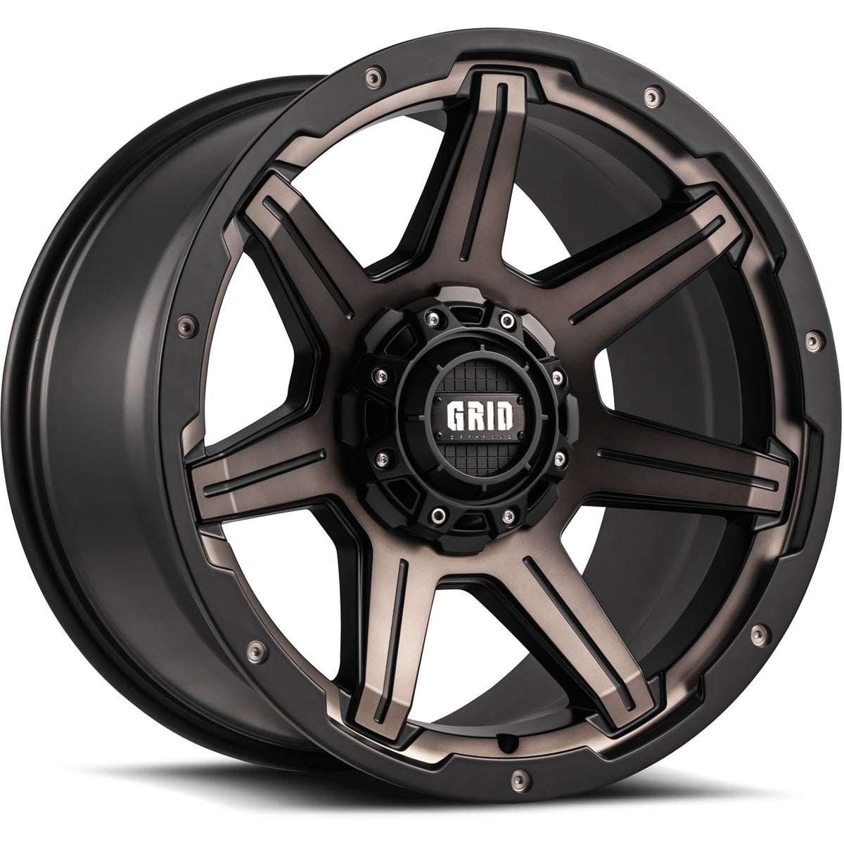 Grid GD06 Black Machined Wheel