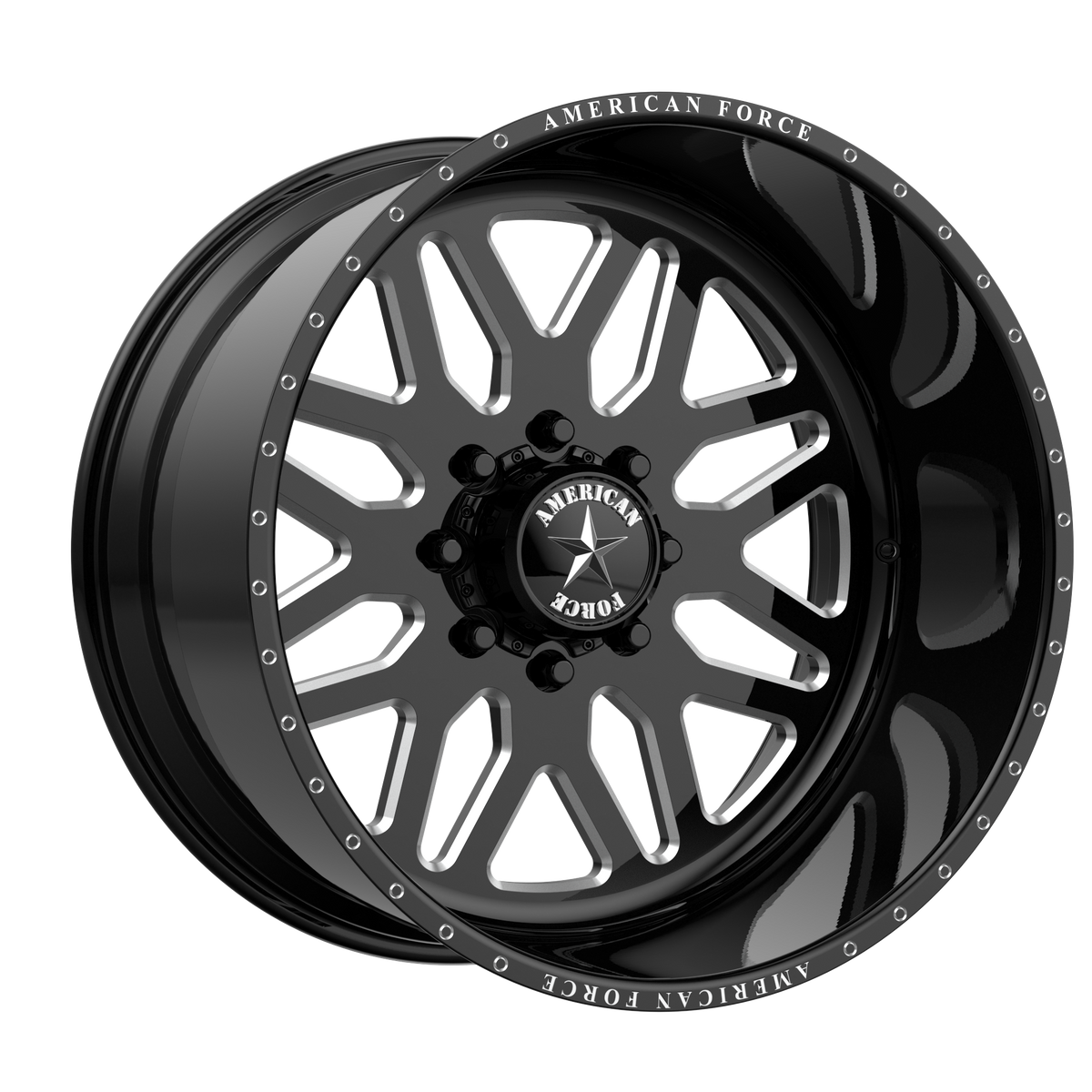 American Force AFW B02 TRAX SS Black wheel