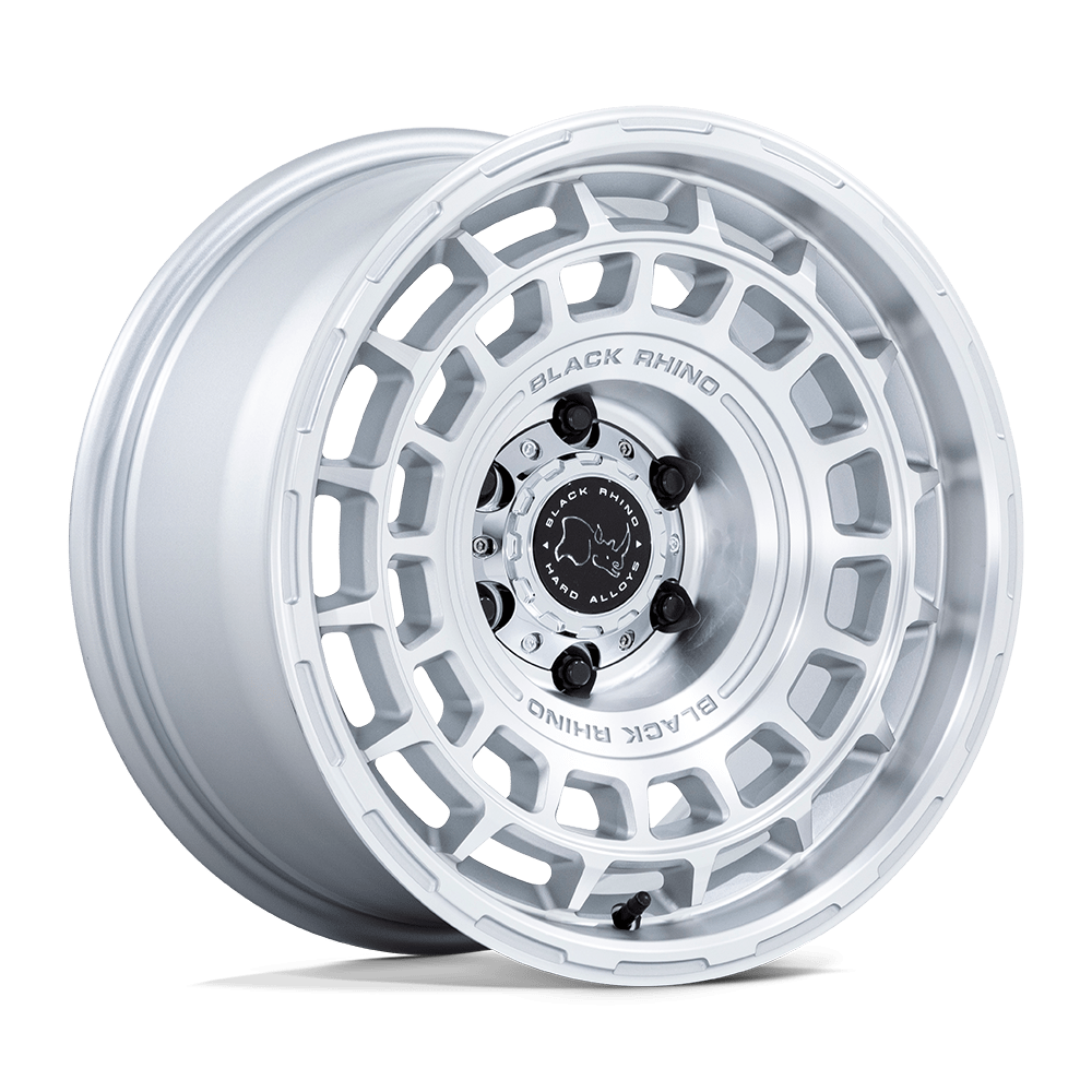 Black Rhino Hard Alloys BR024 AWOL Silver wheel