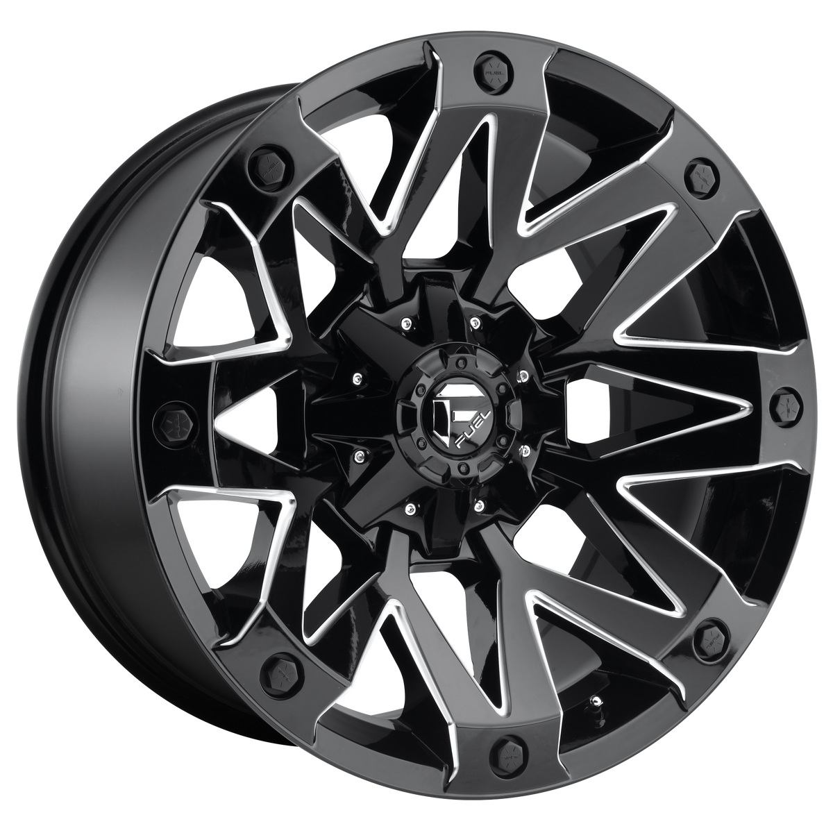 Fuel 1PC D555 AMBUSH Black wheel